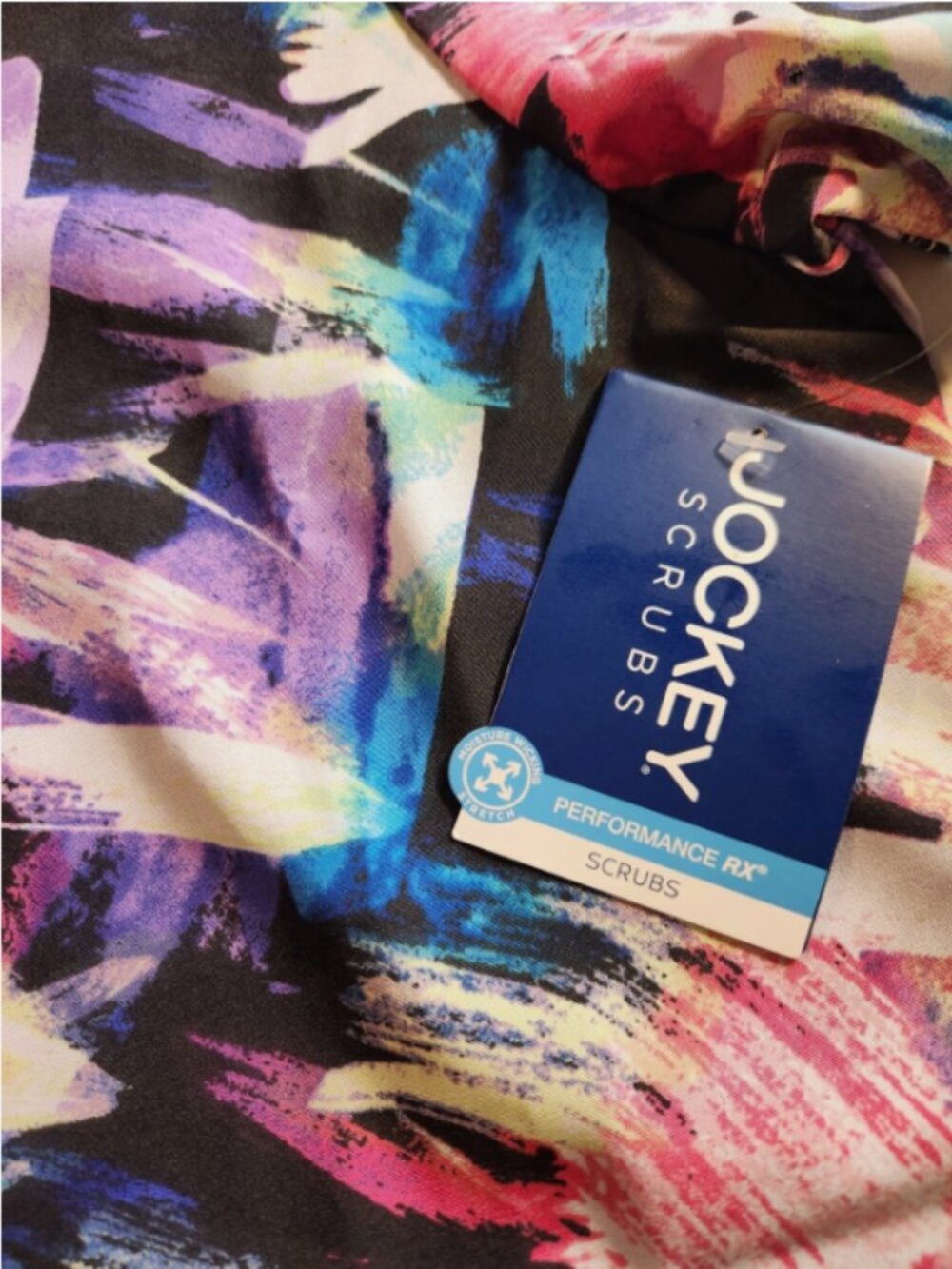 Jockey Performance Womens Scrub Top Size XS Velocity Moisture Wicking NWT Colors - Picture 6 of 11